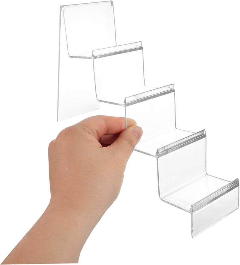 Acrylic Purse Display Rack 3 Tier Organizer for Wallets Sunglasses Jewelry Retail Home - Image 5